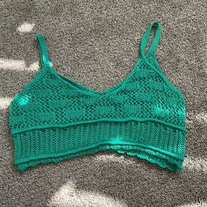 Shein crochet shirt!